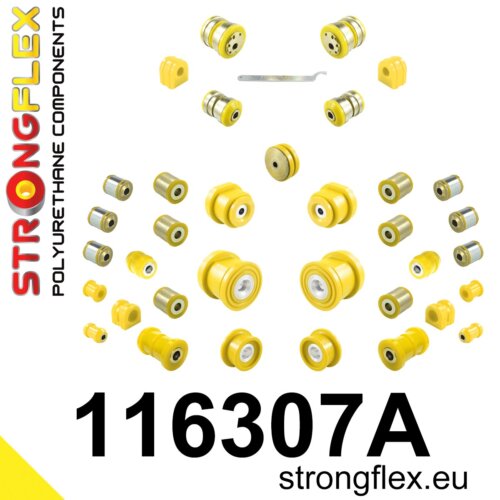 Strongflex complete polyurethane suspension bush kit SPORT for MERCEDES-BENZ SLK 172