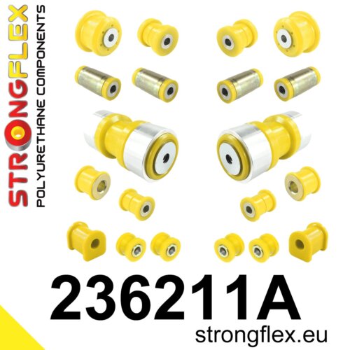 Strongflex rear suspension bush kit SPORT for VOLVO 760 / VOLVO 780