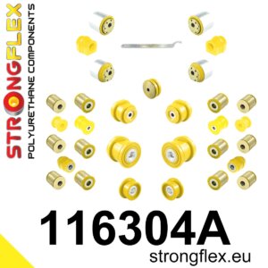 Strongflex complete polyurethane suspension bush kit SPORT for MERCEDES-BENZ CLK W209 / MERCEDES-BENZ C-CLASS 203