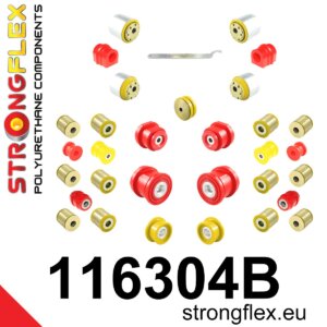 Strongflex complete polyurethane suspension bush kit for MERCEDES-BENZ CLK W209 / MERCEDES-BENZ C-CLASS 203