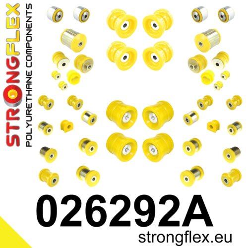 Strongflex complete polyurethane suspension bush kit SPORT for AUDI A4 B6 / AUDI A4 B7