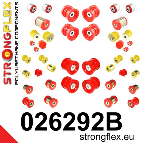 Strongflex complete polyurethane suspension bush kit for AUDI A4 B6 / AUDI A4 B7