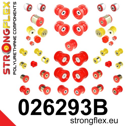 Strongflex complete polyurethane suspension bush kit for AUDI A4 B6 / AUDI A4 B7