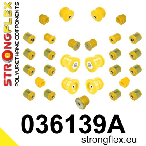 Strongflex complete polyurethane suspension bush kit SPORT for BMW X1 E84