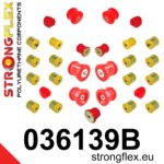 Strongflex complete polyurethane suspension bush kit for BMW X1 E84