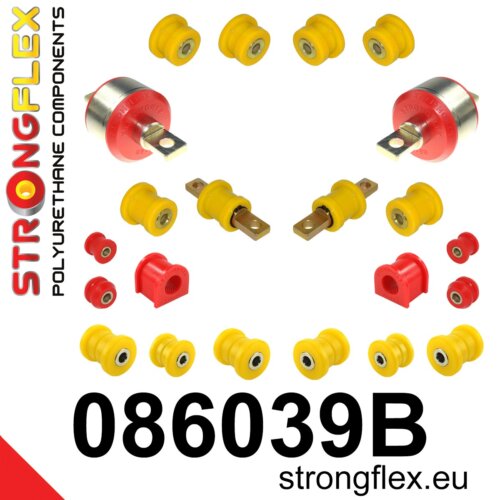 Strongflex rear suspension bush kit for HONDA CIVIC EJ / MG ZS