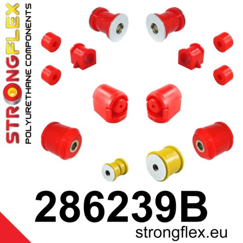 Strongflex front suspension and rear beam bush kit for NISSAN MAXIMA / INFINITI I30 A32