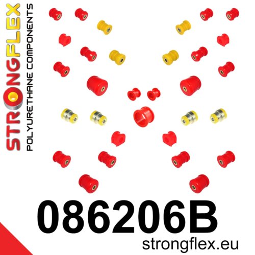 Strongflex full suspension bush kit for HONDA Prelude