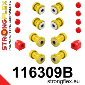 Strongflex Komplet čahura prednjeg ovjesa za MERCEDES-BENZ SL 107 / MERCEDES-BENZ /8 W114