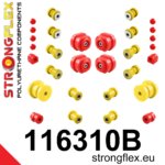 Strongflex complete polyurethane suspension bush kit for MERCEDES-BENZ /8 W114