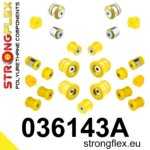 Strongflex complete polyurethane suspension bush kit SPORT for BMW 7 E65