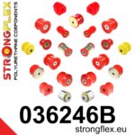 Strongflex complete polyurethane suspension bush kit for BMW X3 E83