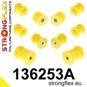 Strongflex front suspension and rear beam bush kit SPORT for OPEL Corsa A
