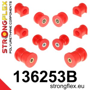 Strongflex front suspension and rear beam bush kit for OPEL Corsa A