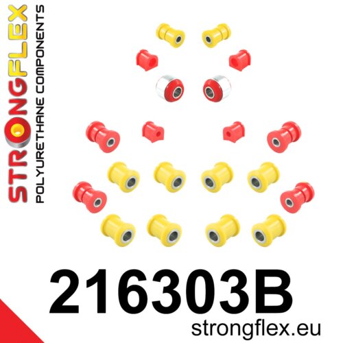 Strongflex full suspension bush kit for TOYOTA Carina T190