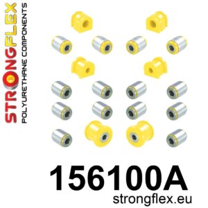 Strongflex Komplet poliuretanski čahura ovjesa AWD SPORT za DACIA DUSTER