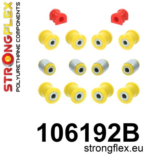 Strongflex rear suspension bush kit for MAZDA 6