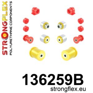 Strongflex Cjeloviti komplet čahura ovjesa za SAAB 9-3 YS3D / SAAB 900