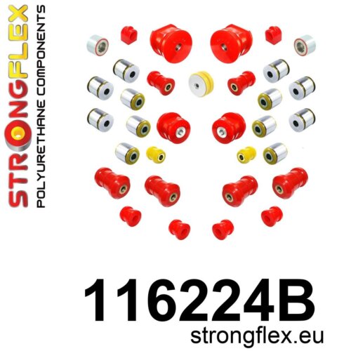 Strongflex Cjeloviti komplet čahura ovjesa za MERCEDES-BENZ SL 129 / MERCEDES-BENZ 190 201