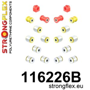 Strongflex Komplet čahura stražnjeg ovjesa za MERCEDES-BENZ C-CLASS 202 / MERCEDES-BENZ E-CLASS 210