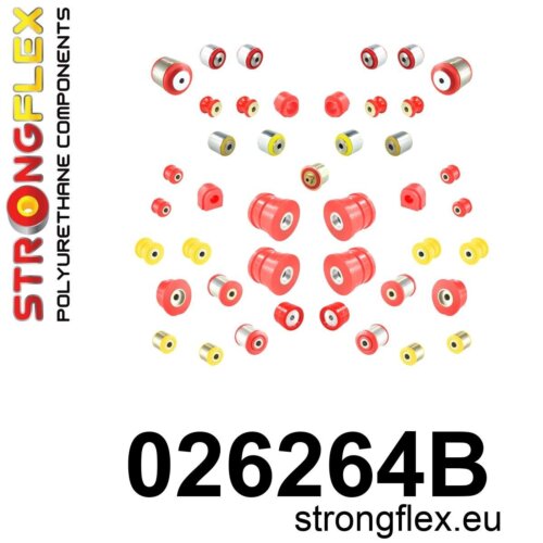 Strongflex complete polyurethane suspension bush kit for AUDI A8 D4
