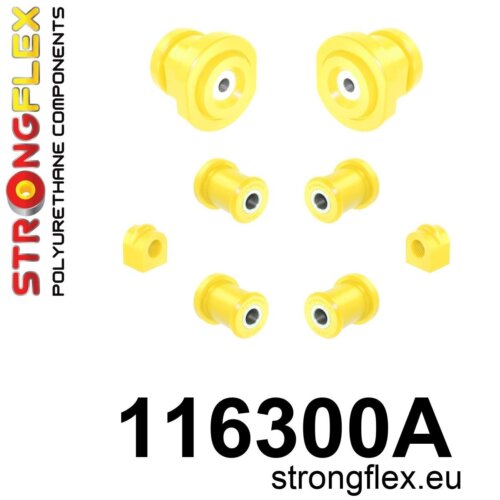 Strongflex rear suspension bush kit SPORT for MERCEDES-BENZ 123 Saloon 123 / MERCEDES-BENZ /8 W114