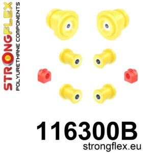 Strongflex rear suspension bush kit for MERCEDES-BENZ 123 Saloon 123 / MERCEDES-BENZ /8 W114