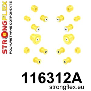 Strongflex full suspension bush kit SPORT for MERCEDES-BENZ 123 Saloon 123