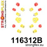 Strongflex full suspension bush kit for MERCEDES-BENZ 123 Saloon 123