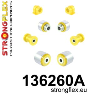 Strongflex front suspension bush kit SPORT for SAAB 9-3 YS3D / SAAB 900