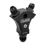 Nuke Performance Y-Block Adapter Fitting, AN-8 ORB (3x)