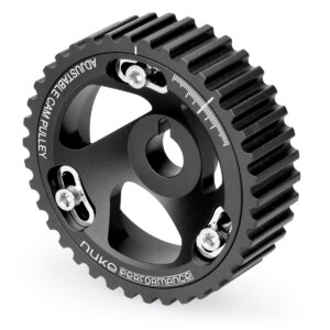 Nuke Performance Adjustable Cam Pulley for Volvo 8v / 16v round teeth