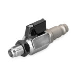 Nuke Performance Air Jack Petcock Ball Valve Male Connector, AN-6