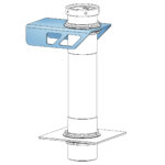Nuke Performance Mounting steel bracket for Air Jack 60C