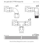Nuke Performance Air Jack PTFE Hose Kit