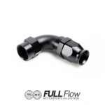 Nuke Performance Full Flow PTFE Hose End Fitting 90 Degree AN-10