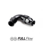 Nuke Performance Full Flow PTFE Hose End Fitting 120 Degree AN-8