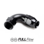 Nuke Performance Full Flow PTFE Hose End Fitting 120 Degree AN-12