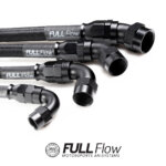 Nuke Performance Black Nylon PTFE Braided Fuel Hose AN-12, Length 2m