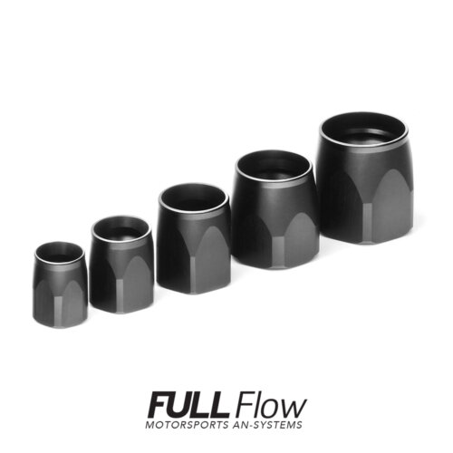 Nuke Performance AN Hose End Fitting Spare Socket AN-4, Black