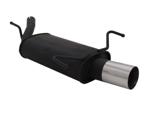 Novus sports exhaust for Opel Corsa C 1x90mm RL-Design