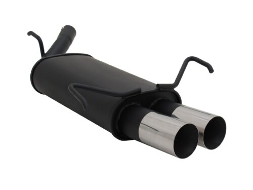 Novus sports exhaust for Opel Corsa C 2x76mm RL-Design