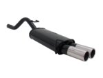 Novus sports exhaust for Opel Corsa D 2x76mm