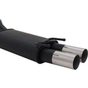 Novus sports exhaust for Opel Corsa B 2x76mm RL-Design