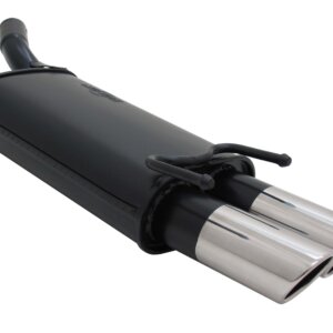 Novus sports exhaust for Opel Corsa B 2x76mm SR-Design