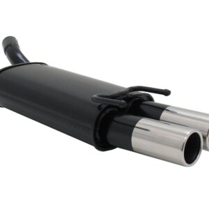 Novus sports exhaust for Opel Corsa B 2x76mm