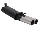 Novus sports exhaust for Opel Tigra A 2x76mm RL-Design