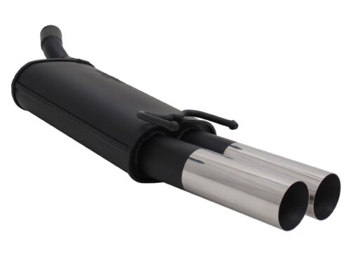 Novus sports exhaust for Opel Tigra A 2x76mm RL-Design