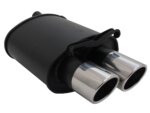 Novus sports exhaust for Mercedes SLK R170 2x90mm SR-Design