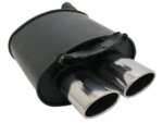 Novus sports exhaust for Mercedes SLK R170 2x85/58mm AM-Design